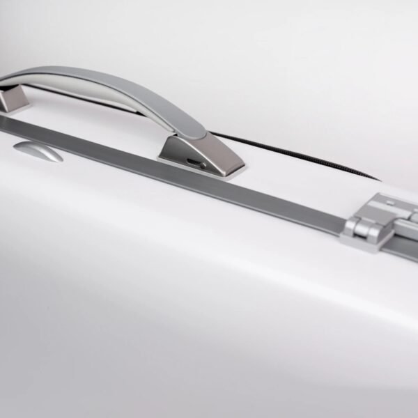 Estuche de viola Bam Ice Suprême Hightech rectangular SUP5301XLW White/silver Blanco/Plata