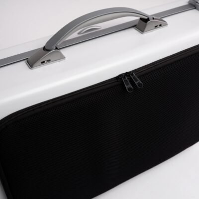 Estuche de viola Bam Ice Suprême Hightech rectangular SUP5301XLW White/silver Blanco/Plata