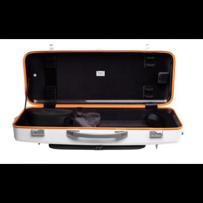 Estuche de viola Bam Ice Suprême Hightech rectangular SUP5301XLW White/orange Blanco/Naranja