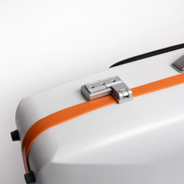 Estuche de viola Bam Ice Suprême Hightech rectangular SUP5301XLW White/orange Blanco/Naranja