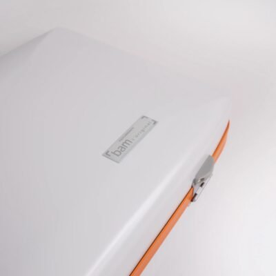 Estuche de viola Bam Ice Suprême Hightech rectangular SUP5301XLW White/orange Blanco/Naranja
