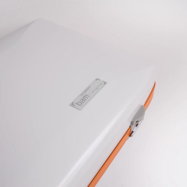 Estuche de viola Bam Ice Suprême Hightech rectangular SUP5301XLW White/orange Blanco/Naranja