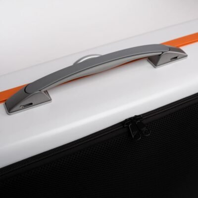 Estuche de viola Bam Ice Suprême Hightech rectangular SUP5301XLW White/orange Blanco/Naranja