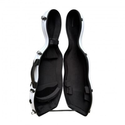 Estuche viola Rapsody Rocket con bolsa para partituras White Blanco