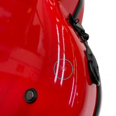 Estuche violín Rapsody Rainbow forma 4/4 rojo (B-stock nº 265) 4/4 Red Rojo