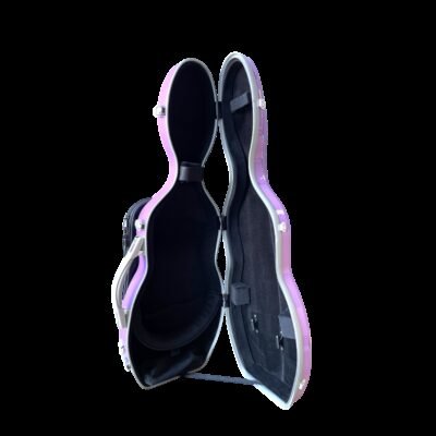 Estuche violín Rapsody Rocket  forma 4/4 con bolsa para partirturas 4/4 Lilac Lila