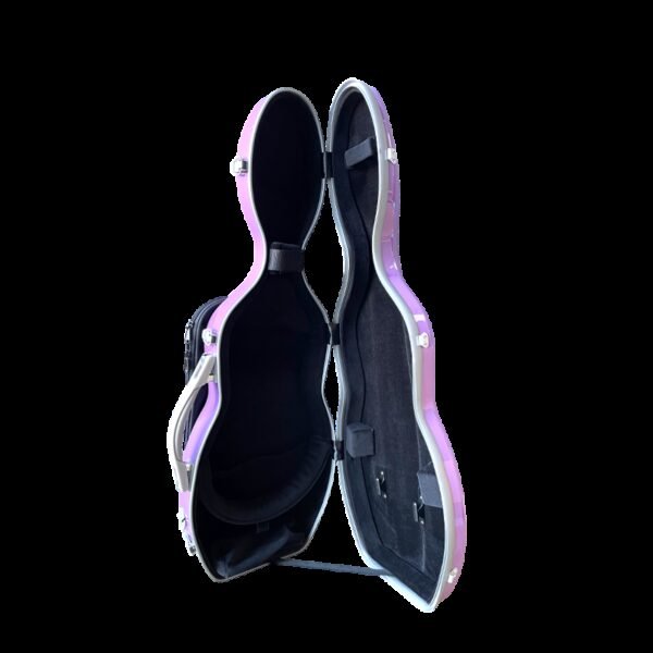 Estuche violín Rapsody Rocket  forma 4/4 con bolsa para partirturas 4/4 Lilac Lila