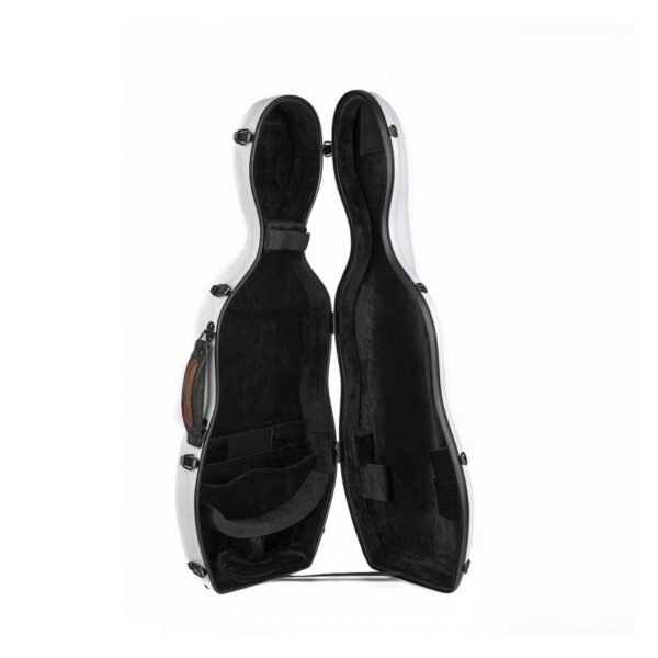 Estuche violín Rapsody Rocket  forma 4/4 con bolsa para partirturas 4/4 White Blanco