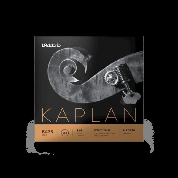 Juego de cuerdas contrabajo D'Addario Kaplan Solo 3/4 KS610 3/4
