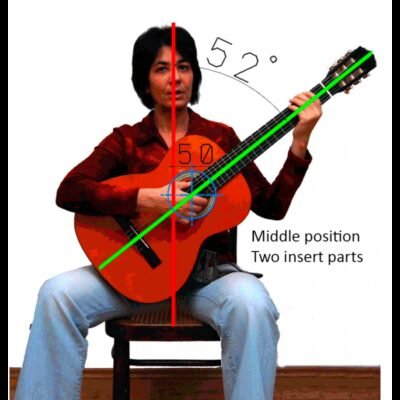 Soporte guitarra Efel Advanced Black Negro