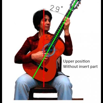 Soporte guitarra Efel Basic Black Negro