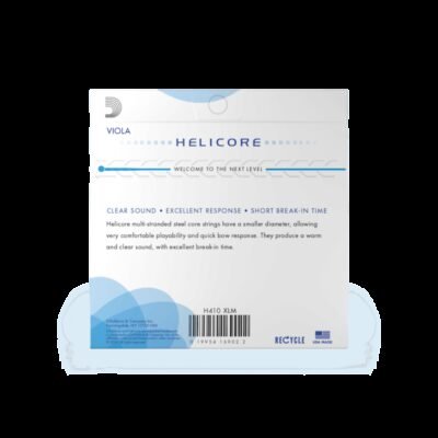 Juego de cuerdas de viola D'Addario Helicore Extra Long Medium
