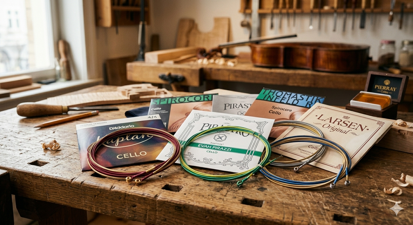 En Arte de Luthier seleccionamos las mejores cuerdas para violín, viola, violonchelo y contrabajo. Trabajamos con marcas de prestigio mundial como Pirastro, Thomastik-Infeld, Larsen y Jargar para garantizar un sonido excepcional. Ya busques cuerdas de tripa, sintéticas o metálicas, te ofrecemos el asesoramiento técnico de un luthier experto para encontrar el juego que mejor se adapte a tu instrumento. Calidad profesional y frescura garantizada en cada set.