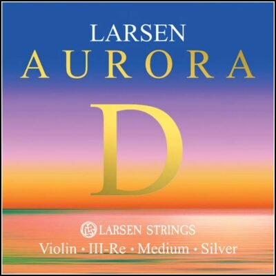 Juego de cuerdas Violín Larsen Aurora Medium 3ª Plata