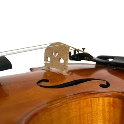 VIOLIN PROFESIONAL TALLER 007.... Puente ajustado y cuerdas de violín profesional con acabado al alcohol.