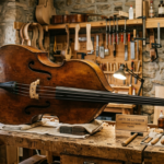 Ajuste profesional de contrabajo en taller de luthería Arte de Luthier