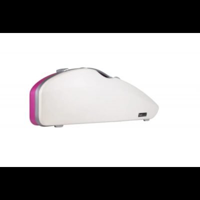 Estuche de violín Bam Bonbon Hightech 3/4-1/2 BONB2008XL White/Violet Blanco/Violeta 3/4-1/2