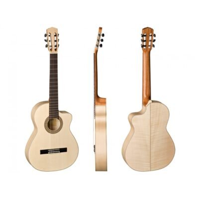 Guitarra clásica Arte de Luthier abeto y arce flameado